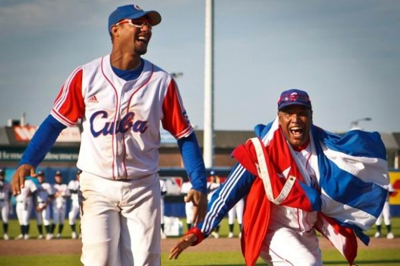 Una estrella del béisbol cubano