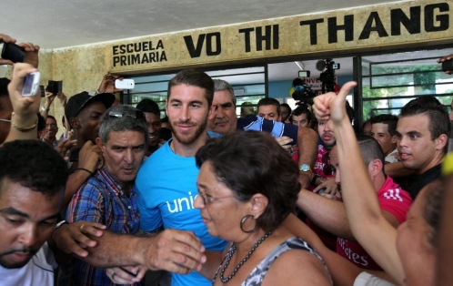 Astro del Real Madrid en La Habana