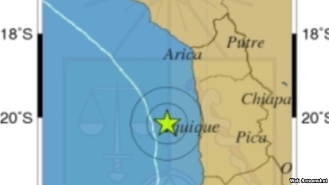 Alerta de tsunami en Chile