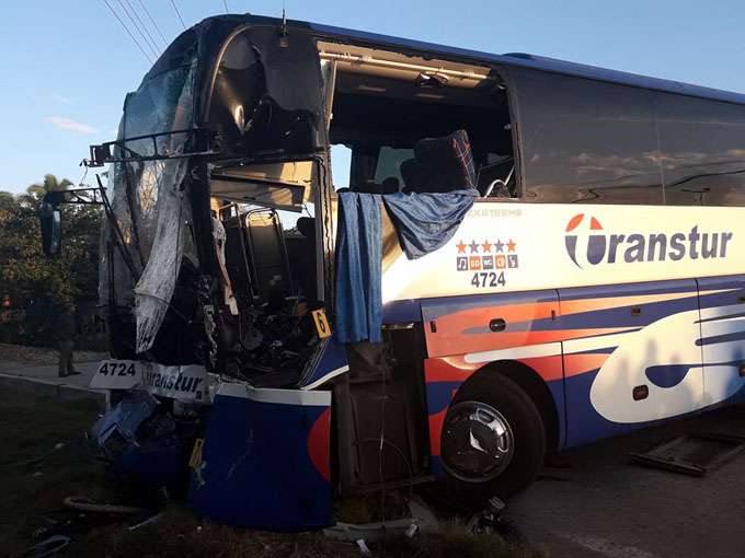 Accidente del tránsito en Bayamo