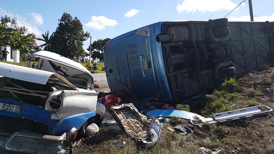 Muertos y heridos en accidente de tránsito en Cuba