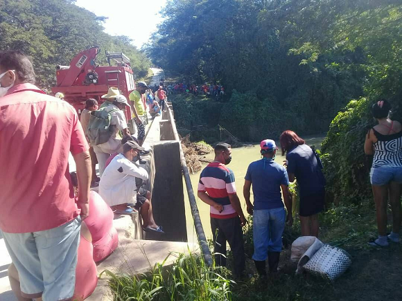 Accidente del tránsito en la región oriental de Cuba