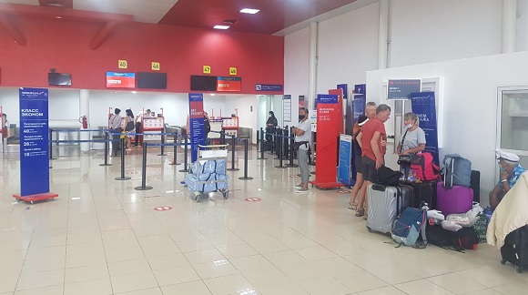 Turistas rusos varados en Cuba