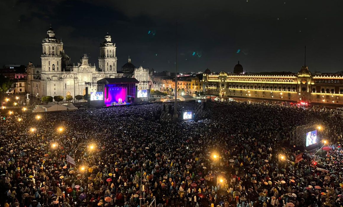 Multitudinario concierto de Silvio Rodríguez en México