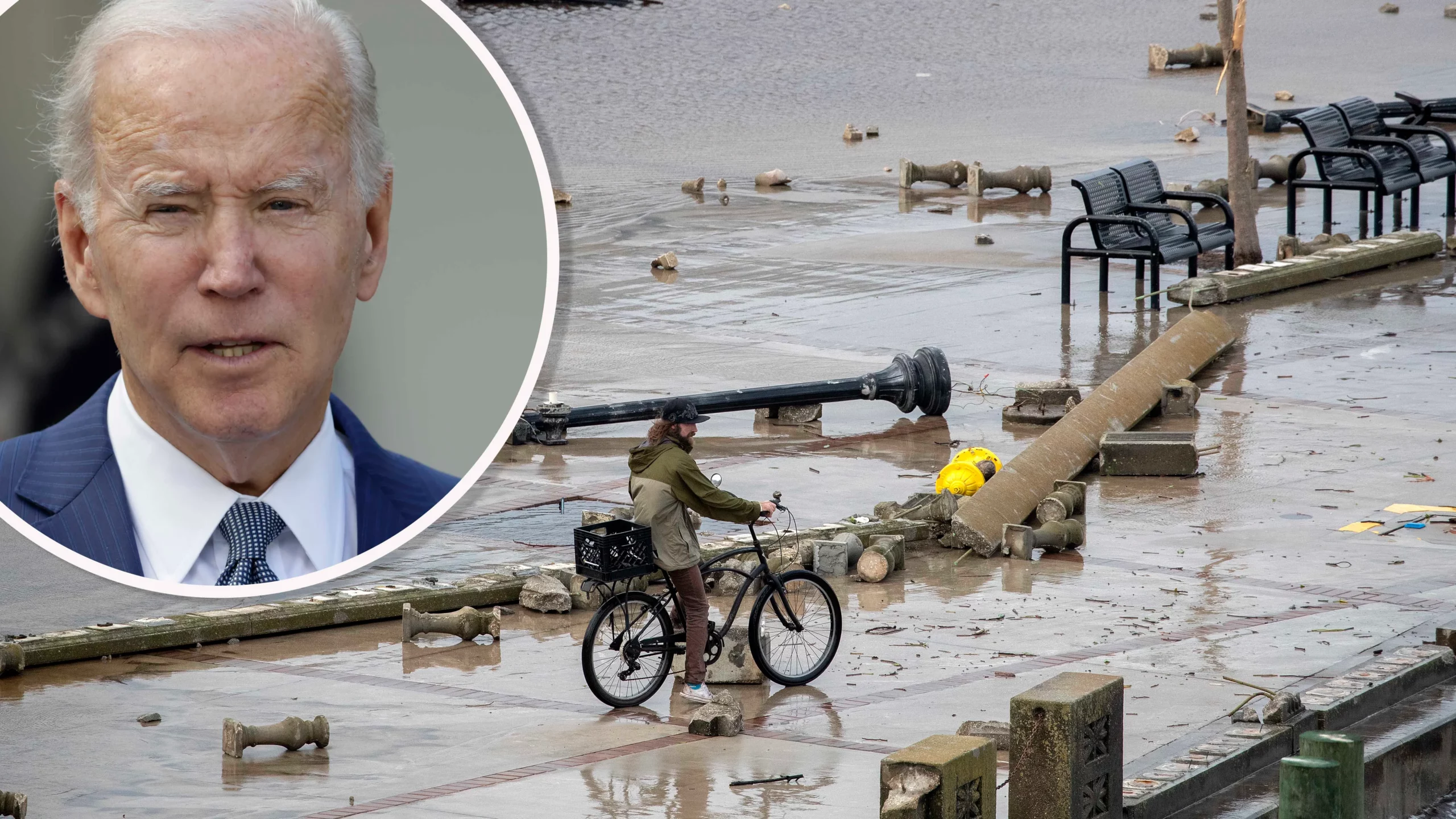 Biden visita Florida una semana después del paso Ian