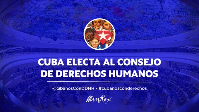 Electa Cuba miembro del Consejo de Derechos Humanos de la ONU