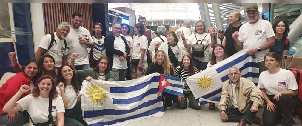 Viajó a Cuba con carga solidaria brigada uruguaya «Fidel Castro»