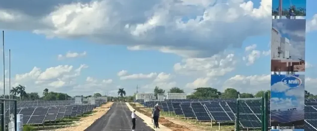 En explotación primer Parque solar fotovoltaico con almacenamiento de Cuba